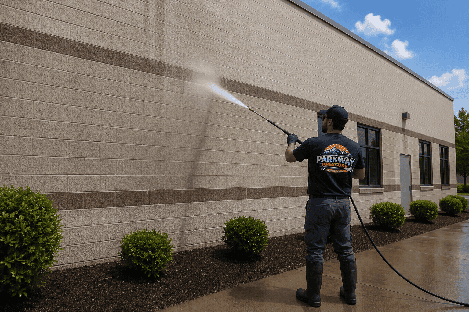Commercial Exterior Washing in Asheville, NC